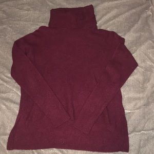 Maroon MADEWELL Turtle Neck Sweater